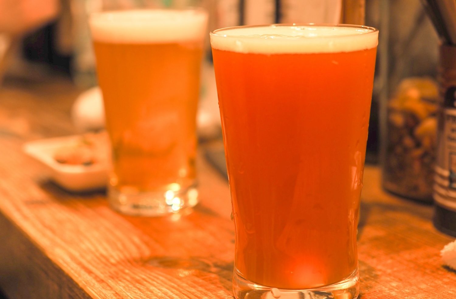 色の濃いビール